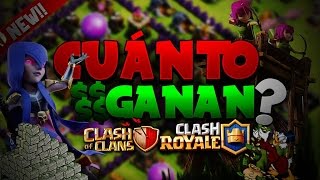 ¡LoL ¿Cuanto Dinero Gana Clash Of Clans Y ClashRoyale A Diario Curiosidades ClashRoyale Español [upl. by Howlend]