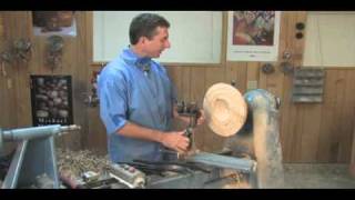 Mike Mahoney on the McNaughton Center Saver woodturning DVD preview [upl. by Lacsap]