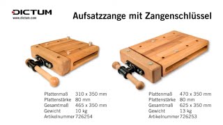 Aufsatzzange mit Zangenschlüssel  Macht aus jedem Tisch eine Werkbank [upl. by Asoral696]