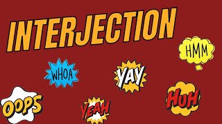 Interjections  interjection in english grammar English grammar and composition [upl. by Aiceila]