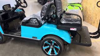 2024 Evolution 4 Plus Limited Edition “Sky Blue”Custom golf cart for sale [upl. by Haliak351]