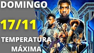 Temperatura Máxima de hoje 1711 Globo exibe filme Pantera Negra [upl. by Tiffanle]