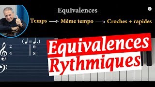 Entrainement aux équivalences rythmiques pour passer de binaire à ternaire Tutoriel de musique [upl. by Cohleen909]