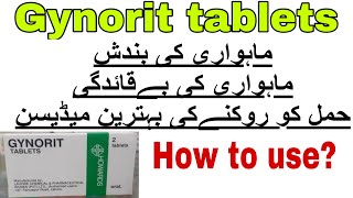 Gynorit tablet for periods  How to use  Gynorit tablet side effects  complete review [upl. by Eugilegna]