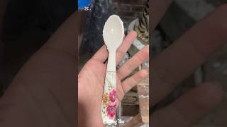 Plastic spoon making viralshort [upl. by Parthenia]