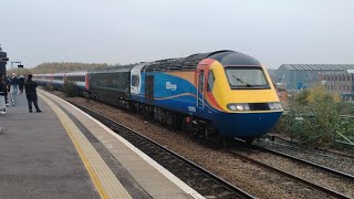 43089  43159 slowly pass Wakefield kirkgate with a 2 tone [upl. by Inaleon]