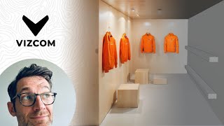 VizcomAI  Fashion Store with Orange Jackets [upl. by Allehc]