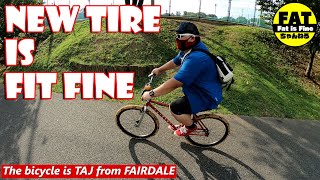 【PV風】「FAIRDALE TAJフェアデールタジ」のタイヤがパンクして、新しい素敵なタイヤと出会えました。 [upl. by Norrab]