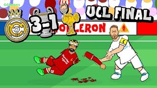 🏆RAMOS ATTACKS SALAH🏆 Bale goal Real Madrid vs Liverpool Champions League Final 2018 Highlights [upl. by Edna454]