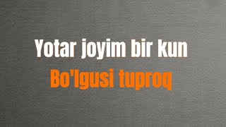 Yotar joyim bir kun bolgusi tuproq  nazaroovme [upl. by Arahas964]