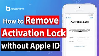 How to Remove Activation Lock without Apple ID [upl. by Notsob]