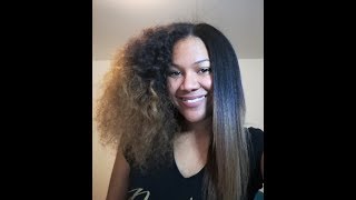 How to straighten curly hair  without blow drying [upl. by Gerbold]