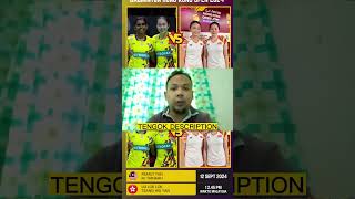 PEARLY TAN THINAAH VS LUI LOK LOK  TSANG HIU YAN LIVE [upl. by Frohman]