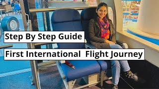 First Time International Flight Journey Tips How To Travel In Flight First Time  Tips In Hindi [upl. by Ardnossak101]