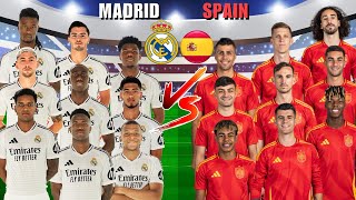 2025 Real Madrid 🆚 2025 Spain  Mbappe Vinicius Rodrygo Yamal Pedri Morata [upl. by Adnwahsat]