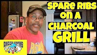 How to prepare BBQ Spare Ribs on a charcoal grill [upl. by Ydnyc]