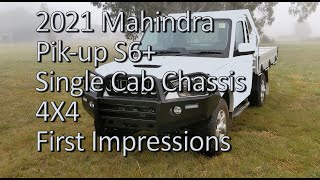 First Impressions 2021 Mahindra Pik Up S6 Single Cab Chassis 4X4 [upl. by Nadia]