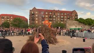 Tivoli Gardens Copenhagen  Sankt Hans Midsummer  June 23 2019 [upl. by Htinek]