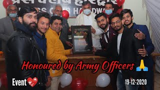 Honoured by Army Officers  Event 191220  Team Smile Paddlers [upl. by Muhcon]