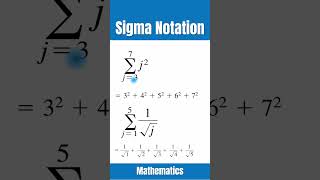 Sigma Notation Mathematics How to Find Sum of Sigma Expressions sigma [upl. by Piselli719]