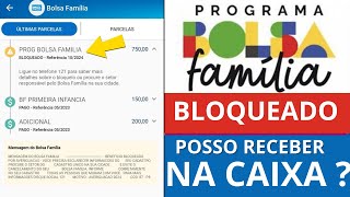 BOLSA FAMILIA BLOQUEADO POSSO RECEBER NA CAIXA MES DE OUTUBRO [upl. by Jallier]