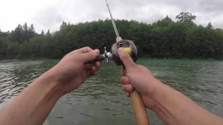 Kitimat River salmon fishing [upl. by Nayk]