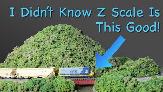 Z Scale Trains are Small but Good [upl. by Ahsal107]