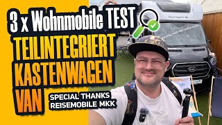 Die Besten Wohnmobile 2024 Teilintegriert Kastenwagen amp Van  Reisemobile MKK  Messe Wächtersbach [upl. by Ransell]