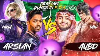 Arslan Ash fought against the top Law player of Saudi Arabia  Arslan Ash Nina VS AUBD Law [upl. by Flanigan]