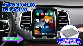 V1 UPGRADE  Install Wireless Apple Carplaykit Full Screen on Volvo XC90XC60XC40S90S60 [upl. by Assilrac]