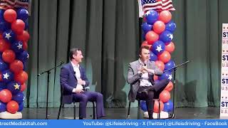 Trent Staggs and Charlie Kirk in Midvale Utah KMMU  Live Stream [upl. by Dlanigger]