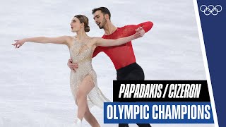 Olympic champions Papadakis amp Cizeron retire 🔙 Stunning ice dance at Beijing 2022 🥇 [upl. by Erasmus]