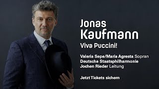 Jonas Kaufmann – Viva Puccini  Tour 2024 [upl. by Ahcatan723]