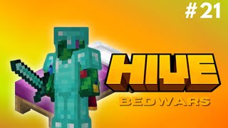 The HIVE Bedwars Controller Gameplay 21 [upl. by Selrahcnhoj]