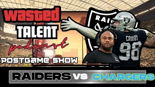 Raiders vs Chargers postgame Rantline [upl. by Hanshaw]