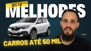 10 carros confiáveis até R 50 mil para se comprar em 2024 [upl. by Eiduj]