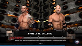 WWE 2K23 Batista vs Goldberg [upl. by Aylward]