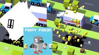 BLOW HIM UP  Most annoying Crossy Road Character  Poopy Pigeon Explosion iPhoneiPadAndroid [upl. by Adnolrehs237]