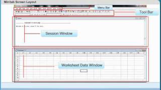 Minitab Screen Layout  Minitab Tutorial Online  Minitab Software Training Online [upl. by Ymac]