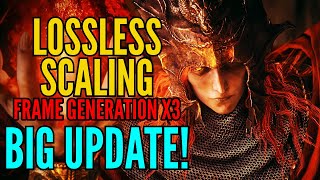 Lossless Scaling 29 Frame Generation x3 Insane Update [upl. by Indyc]