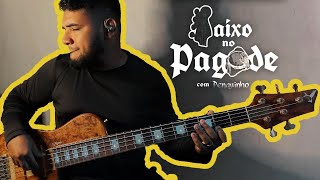 Baixo no Pagode • Rodriguinho  O Amor Venceu  Penquinho Bass Cover\Video Short [upl. by Ylram]