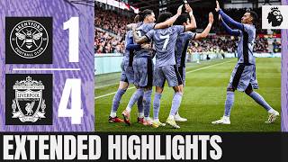 Nunez Mac Allister Salah amp Gakpo Goals Brentford 14 Liverpool  Extended Highlights [upl. by Yartnoed875]