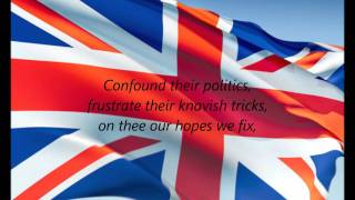 British National Anthem  quotGod Save The Queenquot EN [upl. by Zaria]