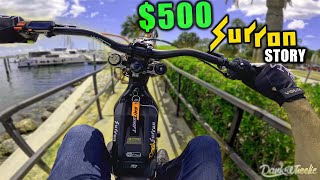 Buying a Surron For 500  LightBee Budget Build [upl. by Cosmo]