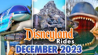 Disneyland Rides  December 2023 POVs 4K [upl. by Khosrow816]