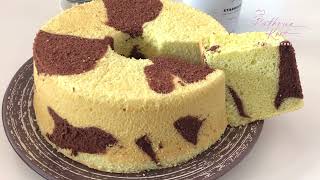 Pandan Marble Chiffon Cake  香兰大理石戚风蛋糕 [upl. by Gibson]