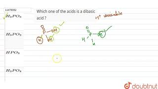 Which one of the acids is a dibasic acid [upl. by Parshall]