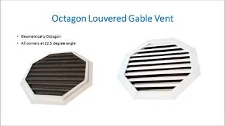 Louvered Gable Vent [upl. by Allrud]