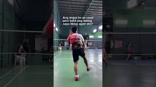 ang agas ko sa court pero tiklop sayo 😅 fyp badmintonplayer jeho [upl. by Gail27]