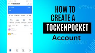 How to create token pocket app account  create account on token pocket app  create wallet [upl. by Nylarac632]